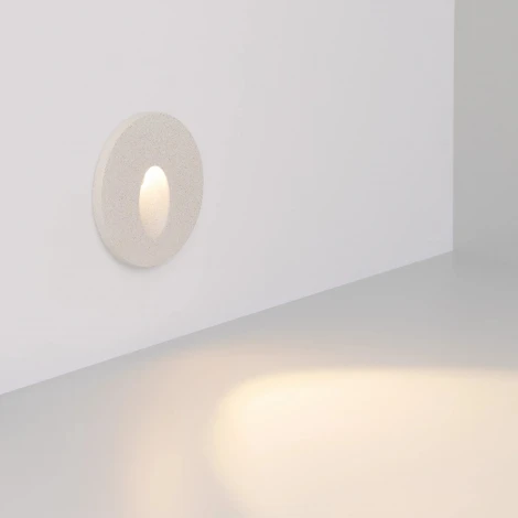 Подсветка для лестниц и ступеней LT-TIE-R120-3W Warm3000 (WH, 45x70 deg, 230V) (Arlight, IP65 Бетон) 050872