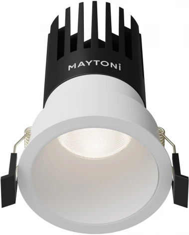 Встраиваемый светильник Maytoni Dip DL118-15W-4K-W (LED, 220V, круглые)