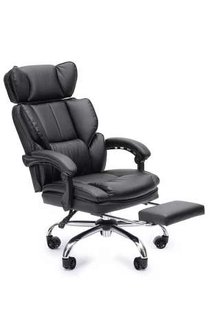 Офисное кресло Chairman CH644 экокожа, черный 7162325