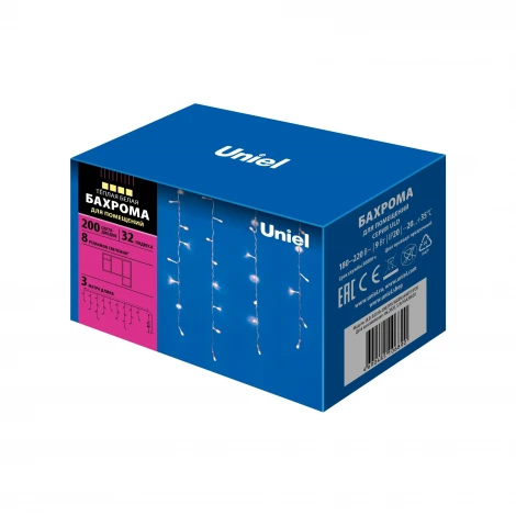 Гирлянда Uniel ULD-B3010-200/DTA WARM WHITE IP20