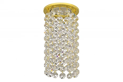Встраиваемый светильник хрустальный Dio D'Arte Osimo Gold GU10.5.14.8.110 G (220V, круглые)