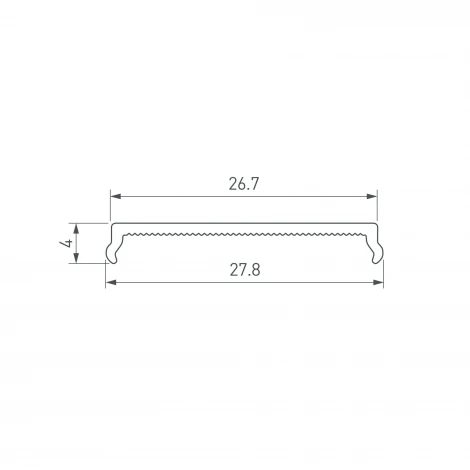 Экран W30-2000 OPAL (Arlight, Пластик) 047016(1)