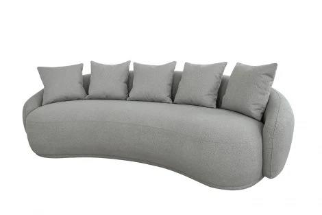 87YY-22085 Диван Форли (Forli) светло-серый 250*116*72см Garda Decor