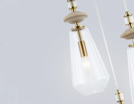 Подвесной светильник с травертином Ambrella Ceramo Modern LH53302