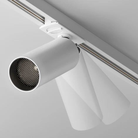 Трековый светильник Focus Led Unity 4000K 12Вт 50° (однофазный) Maytoni Technical TR021-1-12W4K-W-W (220V, круглые)