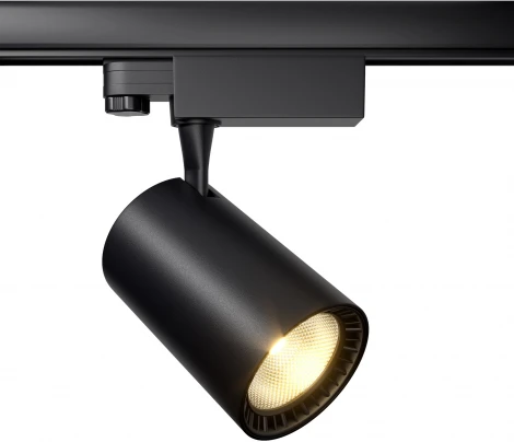Трековый светильник Vuoro Trinity 4000K 26Вт 36° LED (трехфазный) Maytoni Technical TR029-3-26W4K-M-B (220V, круглые)