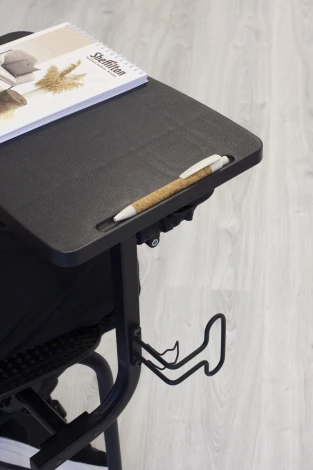 Конференц-стул Sheffilton SHT-S85М-RD черный/черный муар 3775782702