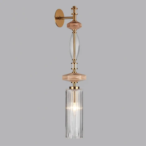Бра Odeon Light Terra 5414/1WA античная бронза/терракот/беж/стекло/керамика E14 1*40W (220V)