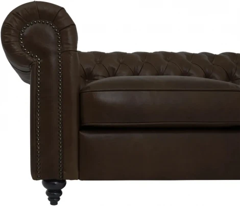 Диван Chester Classic ОГОГО (арт.329632), (Ткань/Коричневый)