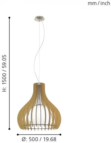 Подвесной светильник Eglo Tindori 96214