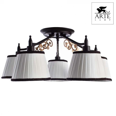 Потолочная люстра Arte Lamp Capri A6344PL-5BR