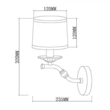 Бра Vele Luce Daisy VL1063W01