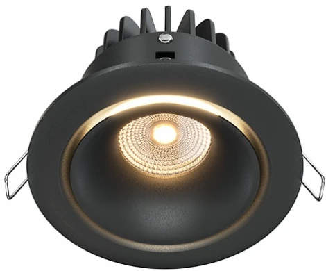 Встраиваемый светильник Yin 3000K 1x12Вт 60° Dim Triac LED Maytoni Technical DL031-L12W3K-D-B (220V, круглые)