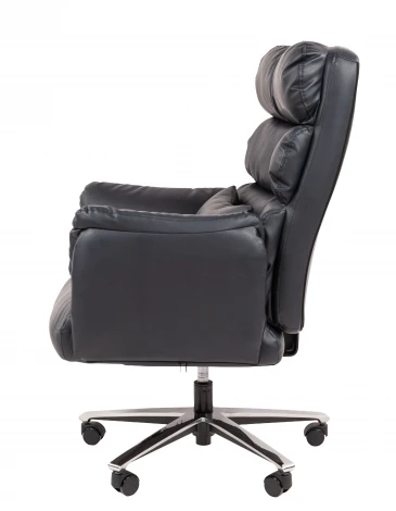 Офисное кресло Chairman 433 Россия экокожа черная 7210899