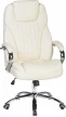114B-LMR CHESTER, цвет кремовыйОфисное кресло для руководителей CHESTER (кремовый)