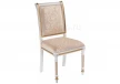 406093Обеденный стул Woodville Рембрандт молочный с золотой патиной 406093