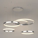 Подвесной светильник Eurosvet Posh 90175/5 (регулировка яркости, LED, 220V, пульт управления, на тросе, кольцо)