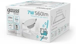 Светильник встраиваемый Gauss Downlight 9033420207 7W 560lm 4000K IP54 белый LED (220V, круглые)