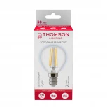 Лампочка светодиодная филаментная прозрачный шар E14 11W Thomson Globe TH-B2338