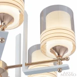 Подвесная люстра Arte Milano Florentia-6087 306087/8 Wh/Gd (220V, на цепи)