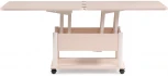 Стол-трансформер Woodville Виват светлый венге / белый 402947