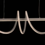 Подвесной светильник с гибким неоном De City Аурих 108011401 (регулировка яркости, LED, 220V, пульт управления, на тросе)