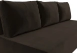Диван прямой Лига-033 (Коричневый/Микровельвет) Лига Диванов арт.121079