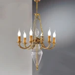 Подвесная люстра Nervilamp 530 530/6 (220V, на цепи, подсвечник, свеча)