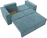 Диван прямой Куба мини (Бирюзовый/Велюр) Лига Диванов арт.121872