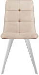 Стул DikLine 280 B03 BEIGE, ножки белые
