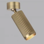 Потолочный спот поворотный на 360 Odeon Light Manchester 7013/1C металл/латунь LED GU10 10W 220V (круглые)
