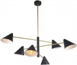 Потолочная люстра ярусная на штанге Trikoniya 3089-6P F-Promo (220V)