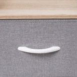 Комод Ноа 4 ящ., Каркас Белый, Светло-серый 2500000183447 Leset