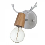 Бра Loft IT Sven 10024/1W White (для детской, 220V, рога)