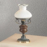 Интерьерная настольная лампа в виде керосиновой лампы P.2810M Reccagni Angelo 2810 P M