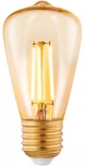 Лампочка светодиодная филаментная E27 3,5W 220V 220 lm 2200K белое теплое свечение Eglo Lm_led_e27 11553