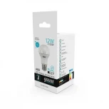 Лампочка светодиодная E27 12 Вт 1150 lm 4100K нейтральное белое свечение Gauss Elementary 23222