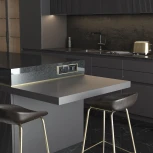 Рамка на 4 поста Baguette (черный/латунь) Werkel W0042852 (a062784)