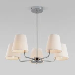 Подвесная люстра Eurosvet Amaretto 60155/5 хром (220V, на тросе)