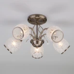 Потолочная люстра Eurosvet 30026 30026/5 античная бронза (220V, лепестки)
