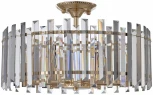 Потолочная люстра хрустальная на штанге Arte Milano Sorrento-5209 375209/6/80/490 GD (220V)