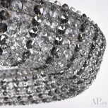 Подвесная люстра светодиодная APL LED Sicilia SH502.0.60.R.Ni.4000.Clear.731 (220V, хрусталь, на тросе, круглые)