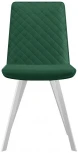Стул 202 В10 GREEN, ножки белые Dikline 00-00062055