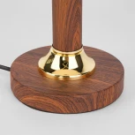 Интерьерная настольная лампа Eurosvet Lorenzo 60019/1 орех (220V, выключатель)