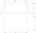Светильник встраиваемый Elektrostandard Moll 25004/01 GU10 белый (220V, круглые)