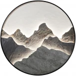 Настенный светильник диммируемый Kink Light Авентин 07830-100,19 черный Led 60W с пультом ДУ (регулировка яркости, 220V, умный дом - SmartLamp)