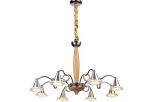 Подвесная люстра Lucia Tucci Natura 154.8 (LED, 220V, бук, на цепи)