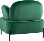 Кресло Stool Group Кэнди с подлокотниками велюр зелёный УТ000035881