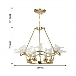 Подвесная люстра Favourite Pajaritos 1750-6P