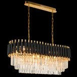 Подвесная люстра Natali Kovaltseva Darian 76017/8C GOLD BLACK